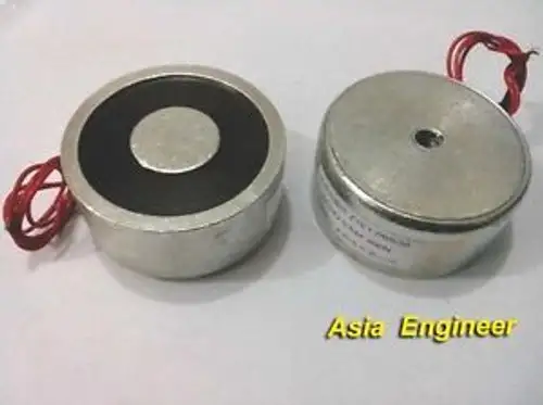 100mm 12V Holding Electromagnet Lift 100kg Solenoid