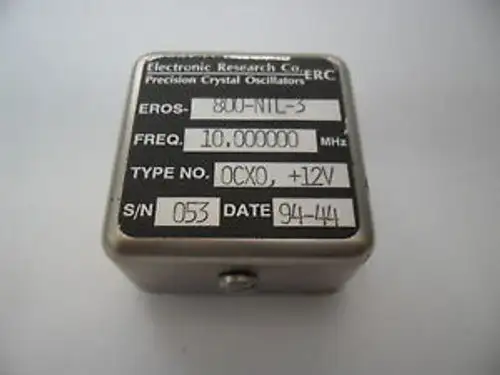Oscillatore a cristallo di precisione ERC EROS-800-NTL-3 OCXO 10,000000 MHz +12 V RF