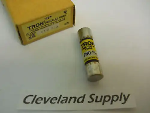 BUSSMANN FNQ-6/10 TRON TIME-DELAY FUSES 6/10A 500 VAC SET OF 9