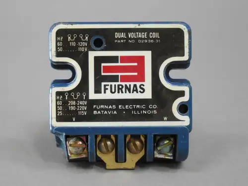 Furnas D2936-31 D2936031 Dual Voltage Magnet Coil Surplus