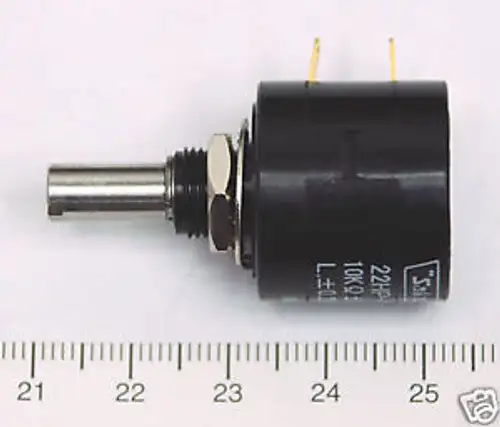 10pc Precision 10 turns Potentiometer 22HP-10 Lin +/-0.25% ?22mm Sakae Japan