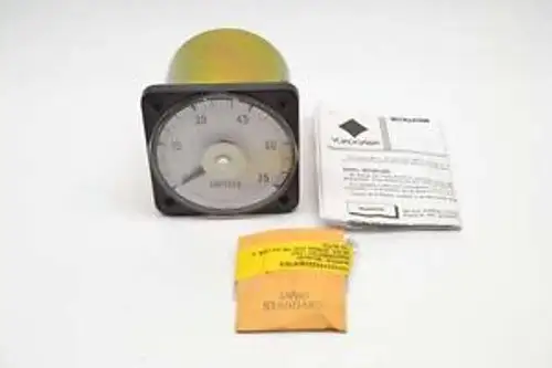 Yokogawa 103131Lszz7/Cm 0-75A Amp Ac Amperes Panel Meter B412735