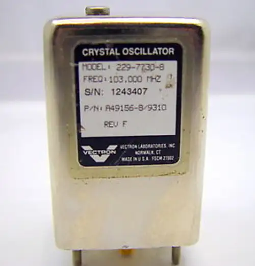 Vectron Laboratories 229-7730-8 Crystal Oscillator A49156-8/9310 103Mhz