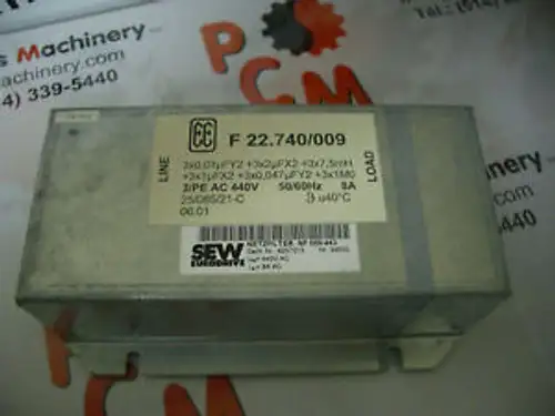 Sew Eurodrive Filter 8257213 Nf008-443 F22.740/009