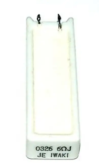 0326 Iwaki Resistor 6 Ohm Je Res-6-Ohm-25W-18-12-58 [Pz3]