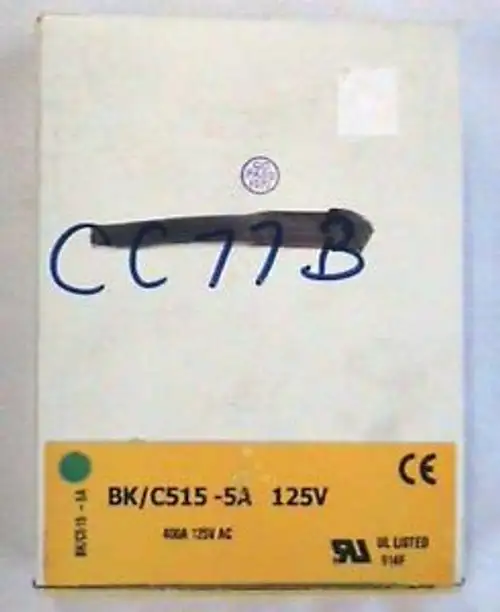 Nos Of 100 Ea Bussman Bk/C515-5A 125V Fuses 5A125V