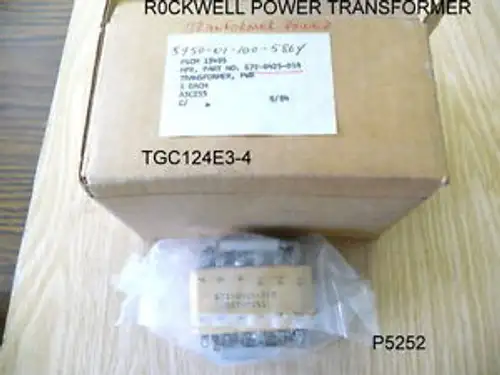 Power Transformer Rockwell 672-0425-010 Jb124P261 Nsn 5950-01-100-5864