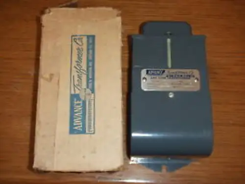 Rare Vintage Nos 1950S Advance Transformer 02-101-13 + 480V Kva 150