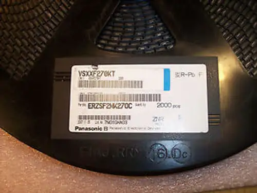 Qty (2000) Full Reel Erzsf2Mk270C Panasonic Smd Znr Varistors 27V 125A Rohs
