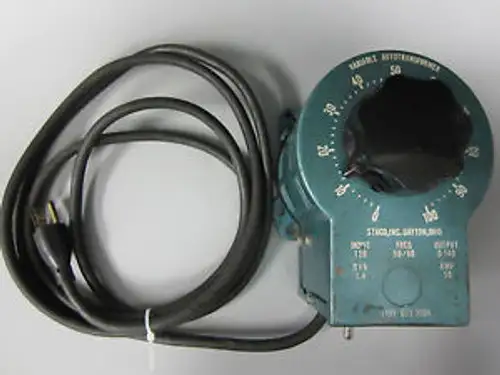Staco Variable Autotransformer Type 033-3504 93D