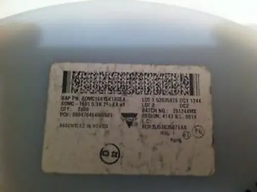 Somc16015K10Gea-Vishay-1979 Pcs Reelresistor 5.1Kohm 2% 16Pin Dip Gull Wing Smd