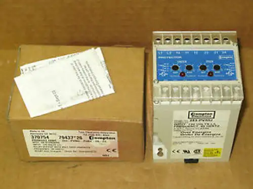 New Crompton 253-Pvmu-Pqbx-C6-Ec Protector Trip Relay