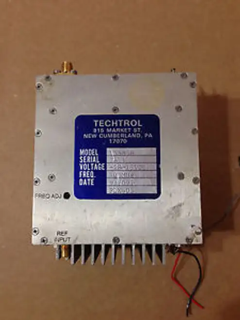 Techtrol Microwave Lns838 100Mhz Oscillator Plx403 +28-15Vdc