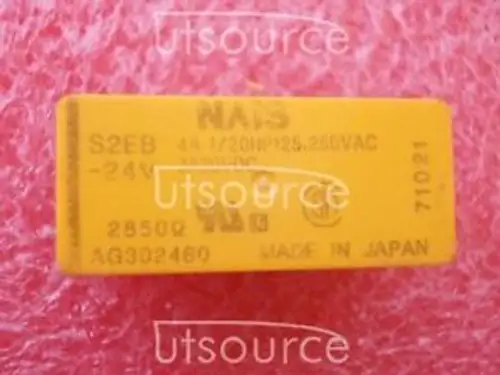 50Pcs S2Eb-24V Encapsulation:Dip4 Amp Polarized High Density Relay With High