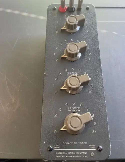 General Radio Type 1432-J 29614 DECADE RESISTOR