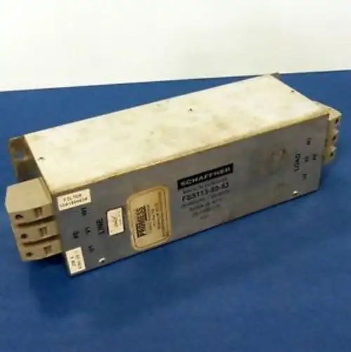 Schaffner 480Vac 50A Emi Filter Fs5113-50-53