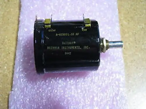 Beckman Instruments Variable Resistor # A-R1500L.10Af Nsn: 5905-01-176-5536