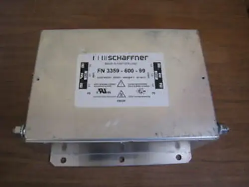Schaffner Fn3359-600-99 3Ph 600A Emc Rfi High Current Power Line Filter
