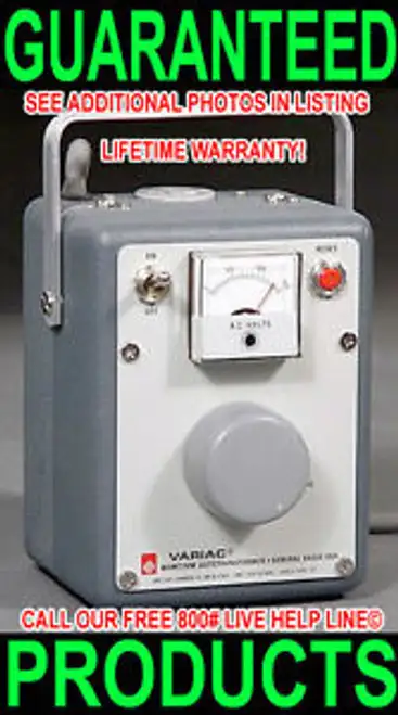 Usa General Radio W5Mt3Vm Metered Variac Tube Radio Amplifier Life-Time