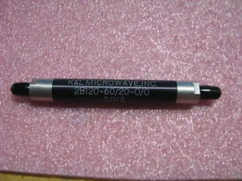 K & L Microwave Filter Band Pass # 2B120-60/20-0/0 Nsn: 5915-01-101-0815