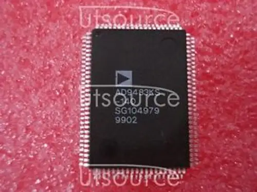 50Pcs Ad9483Ks-140 Encapsulation:Qfp100Triple 8-Bit 140 Msps A/D Converter