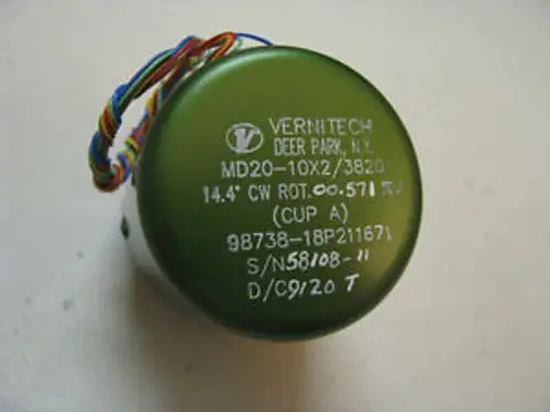 Vernitech 18P211671 Varriable Resistor Dual Mk With Md20-10X2-3820 Sensor Syst.