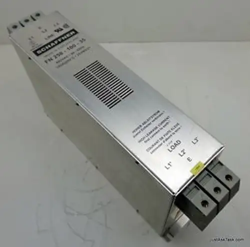 Schaffner Fn258-100-35 Line Filter 480 Vac/ 50-60Hz