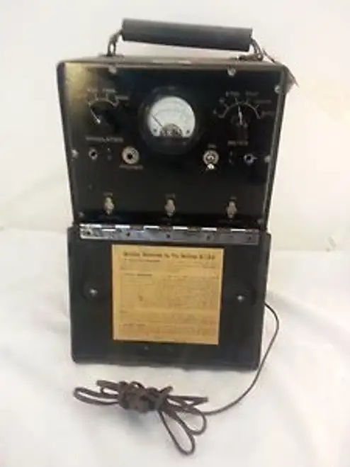 Oscillator Bc-376-H Packard - Bell Signal Corps Us Army Aircraft Helicopter