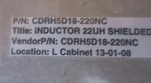 Sumida Inductor 22Uh Shielded Smd 308-1344-1-Nd Cdrh5D18-220Nc