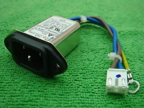 Lot-100 Delta 6A 250V Ac Mains Power Iec Mount Inlet Emi Noise Filter Receptacle