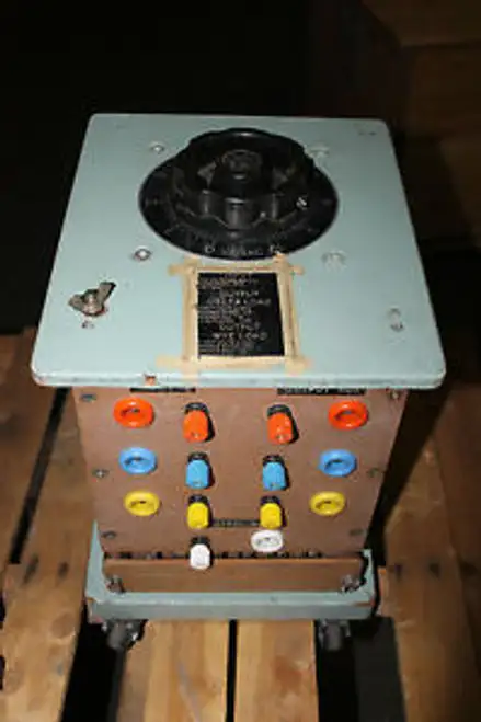 General Radio Variac Variable Transformer Input 230V Kva 10.4 Output 0-230V
