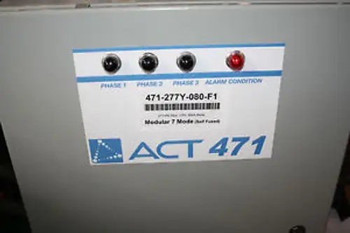 Act 471 471-277Y-080-F1 Modular 7 Surge Protector 80Ka 3-Phase 277/480 Volts