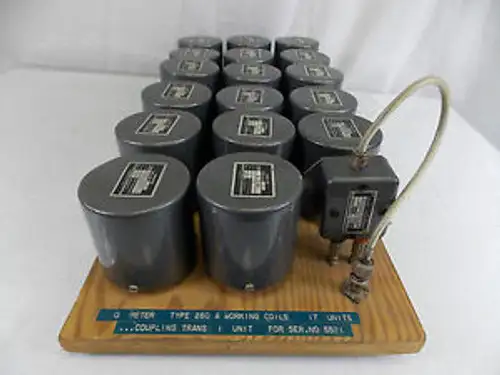 Set Of Boonton Inductors W/ Coupling Transformer Type 564-A