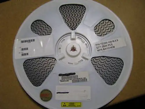 Fusible rearmable Raychem Polyswitch .145A # Tc250-145-B-0.5 Carrete de 2500 unidades