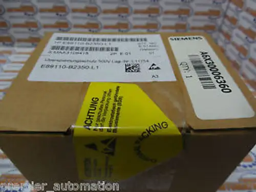 Siemens A6X30006360 Surge Suppressor 500V - E89110-B2350-L1