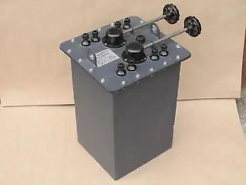 240V 24/40A Single Phase Oil Autotransformer Aomh-40 An-G. Gen. Radiostacoacme