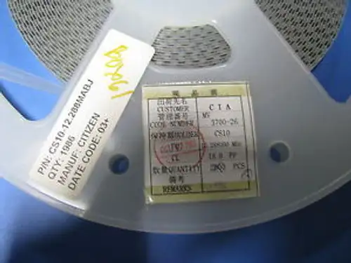 Citizen 12.288 Mhz 18Pf Smt Crystal # Cs10-12.288Mabj 1900 Pc Partial Reel