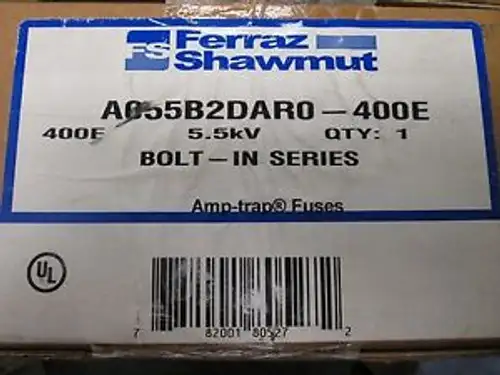 Ferraz Shawmut Amp-Trap Fuse A055B2Dar0-400E 5.5Kv 400E