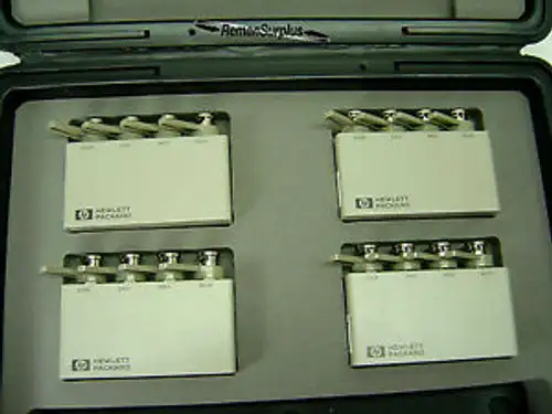 Hewlett Packard 42040A Four-Terminal Pair Standard Resistor Set - Good