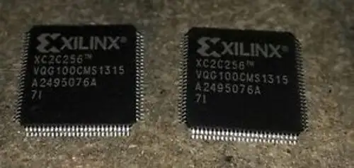 XC2C256-7VQG100I 6K GATTER 256 MCRCLLS 300MHZ 0.18UM 1.8V (100 PRO)