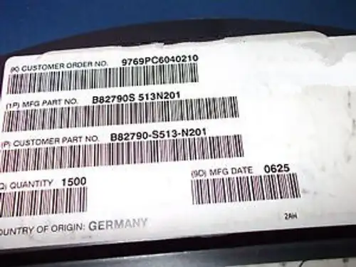 B82790S513N201 EPCOS CHOKE INDUCTOR 500MA 51uH T/R ROHS REEL OF 1500 PIECES