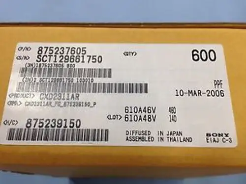 1 of 600 CXD2311AR 10-bit 20MSPS Video A/D Converter Integrated Circuits