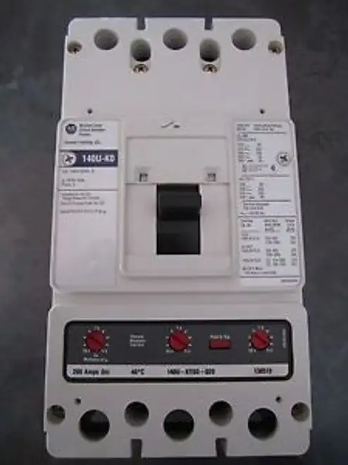 Allen-Bradley 140U-K0D3-D20 Breaker 140U-K0X3 200A