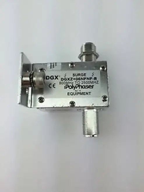 PolyPhaser DGXZ+06NFNF-B 800MHz-2500MHz BROADBAND DC pass DGX Surge