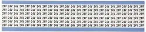 Brady WM-24V-SC-PK 0.75 3/4 VOLTAGE - LEGEND: 24V (25 Tags)