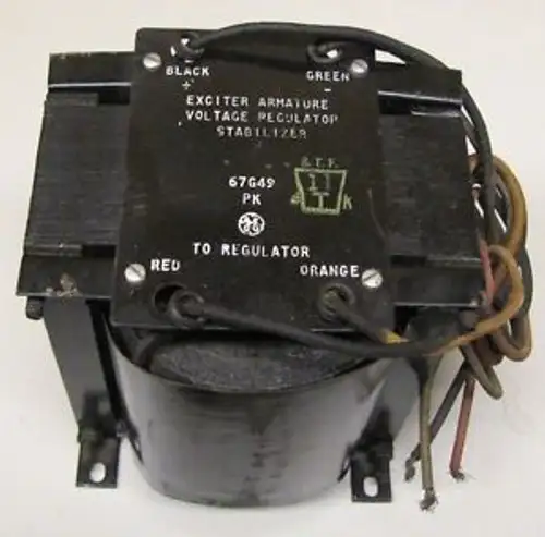 GE 67G49 EXCITER ARMATURE VOLTAGE REGULATOR STABILIZER