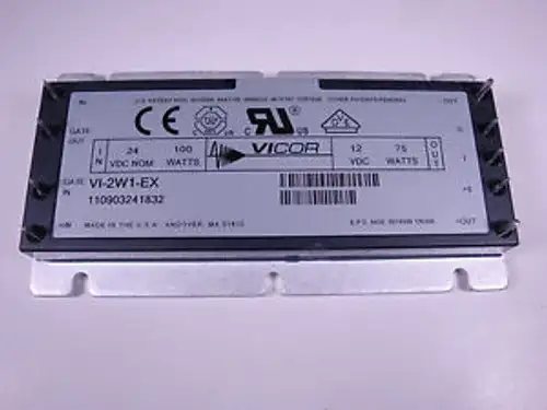 VI-2W1-EX Vicor Isolated DC/DC Converter Module 24VDC 100W -&gt 12VDC 75W