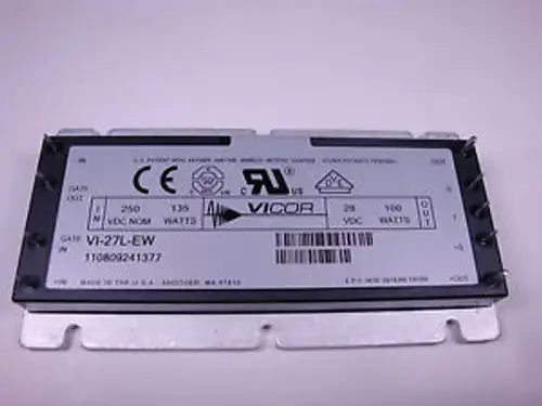 Vi-27L-Ew Vicor Isolated Dc/Dc Converter Module 250Vdc 135W -&Gt 28Vdc 100W Nos