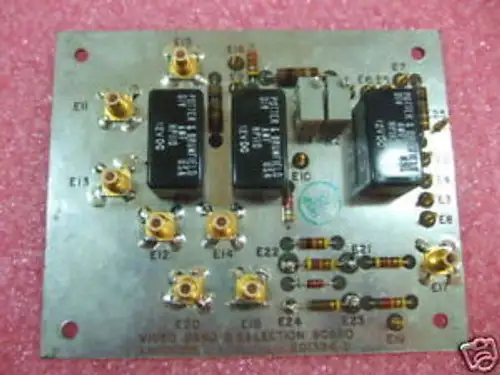 Lm101056 Video Band 8 Selection Board 201394-D Nos