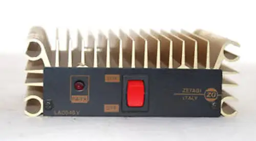 Zetagi La0546V Vhf Linearer Verstärker 155 bis 165 Mhz Hergestellt in Italien Nos 0.5 - 45W